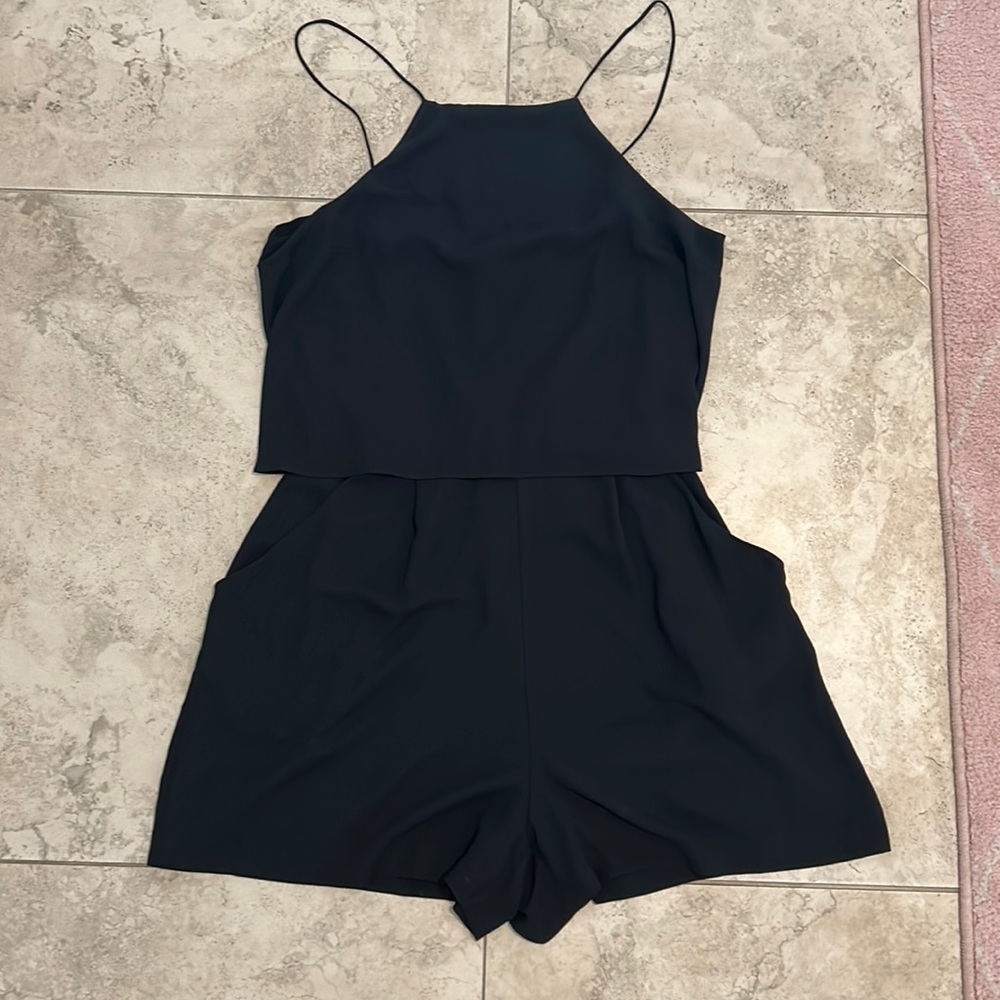 Classic Black Romper
